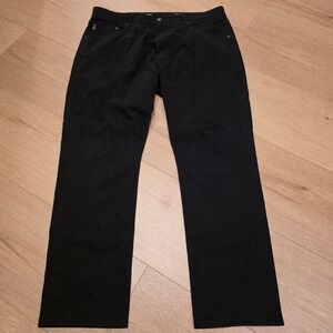 AG Adriano Goldschmied Everett Slim Straight Jeans Mens 36x32 Black